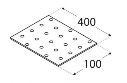 DO desti�ka perforovan� 100x400 PP16