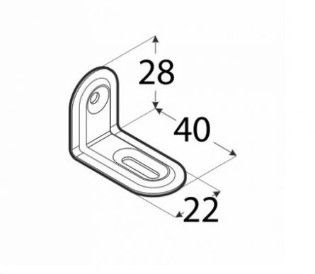 DO �heln�k FKS 2 n�bytkov� b�l� 40x28x22