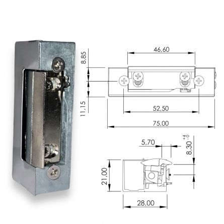DORCAS El.otv�ra� 45NDF 6-12V AC/DC MB 21mm 1211MB