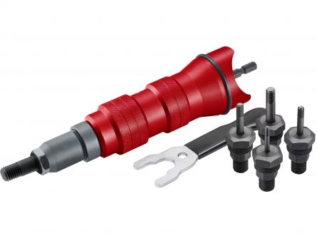 FO n�stavec n�tovac� na vrta�ku, pro matice M3-M8