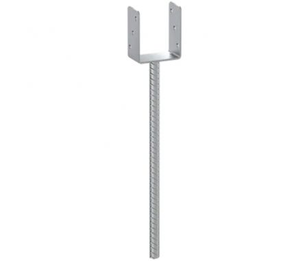 DO patka sloupku PS100U/500 101X624X124X4,0 ZNO