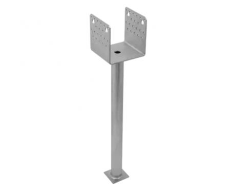 DO patka sloupku PSS120 R500 121X629X120X4,0 ZNO