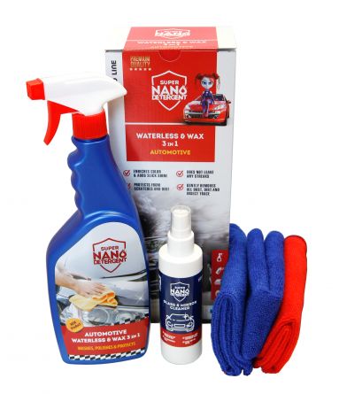 NANO AUTOMOTIVE Waterless & Wax 3v1