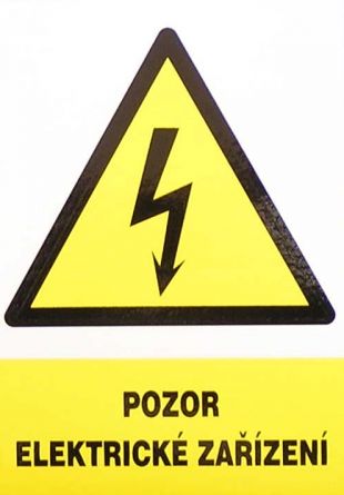 VT POZOR ELEKTR.ZA��ZEN� 5x7,5samol
