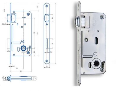 Zadl.z�mek 545 P-L b�l� ZN WC �1ks