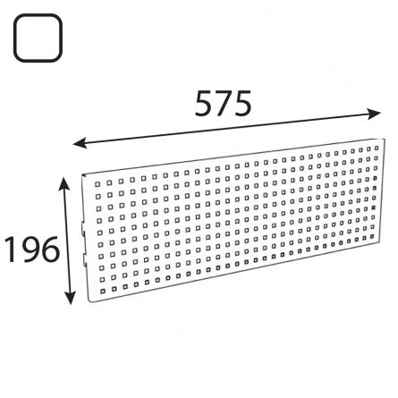 DO INTEGRI APB 570/200 Deska perforovan� B�l�