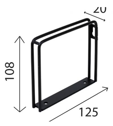 DO konzola WOL 4 125x108x20