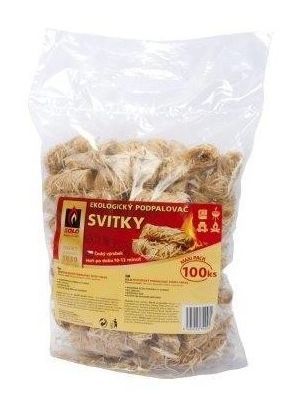 SOLO podpalova� SVITKY 100ks ekologick�
