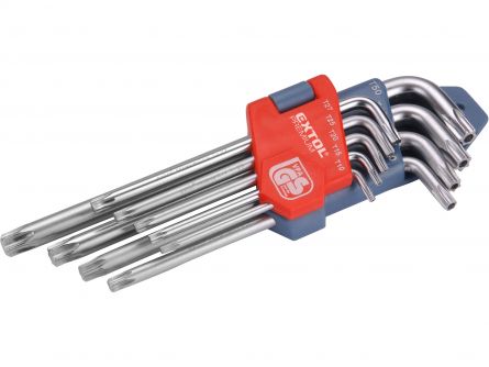Sada TORX L-kl��e 9ks, 10-50
