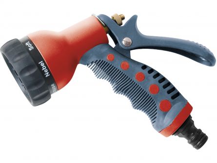 Post�ikova� zahradn� kovov�, 7funk�n�, MOSAZ