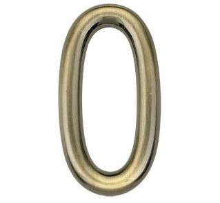 ��slo nalep."0" 75mm OF bronz