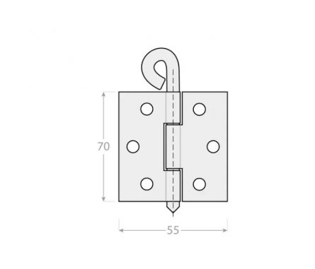 DO z�v�s rozpojiteln� s trnem 70x55 ZMS