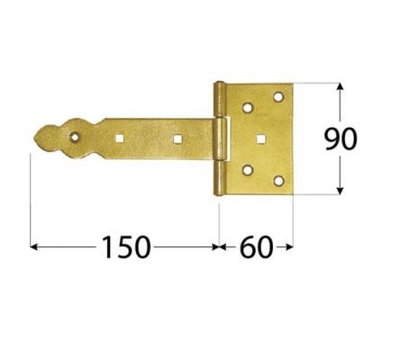 DO z�v�s brankov� ozdob.150x90x35mm