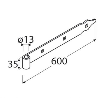 DO z�v�s p�sov� 600x35/4.0 d 13 �er