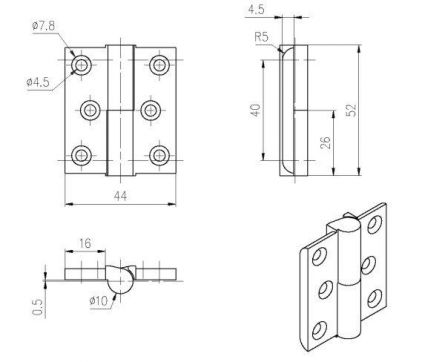 Z�v�s pro skl�dac� dve�e 50 L Nikl