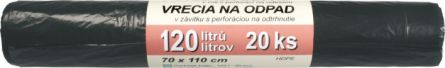 KA-s��ky na odpadky 120l-10ks LDPE