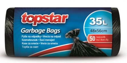SAR-s��ky na odpadky 35l �50ks TOPSTAR