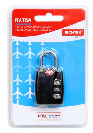 Visac� z�mek TSA 12022C 3-k�d.�ern�