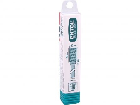 Fr�za karbidov�,v�lcov� s �eln�m ozub. pr.10x20