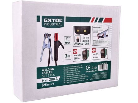 Kabely sva�ovac� sada 2ks 25mm - 2.3m