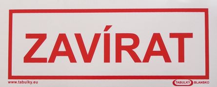 VT ZAV�RAT    210x87samolep�c�