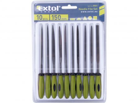 EXTOL sada piln�k� jehl.s plast.rukojet� 10ks