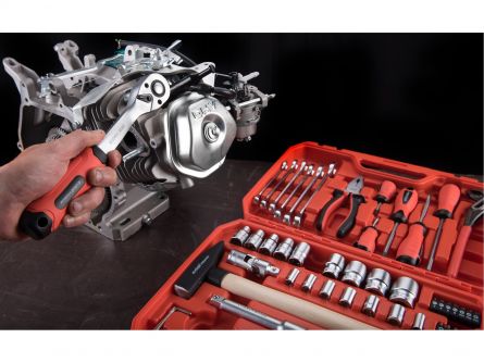 Sada n��ad� 55ks, 1/4", 1/2", CrV EXTOL PREMIUM