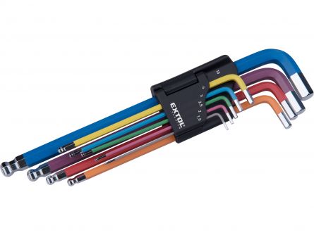 Sada imbus L-kl��e 9ks, prodlou�en� barevn� 1,5-10