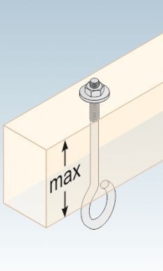 DO uchycen� houpa�ky A M12/110 MHA110