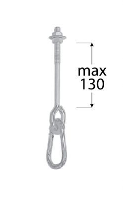 DO uchycen� houpa�ky A M12/130 MHA130