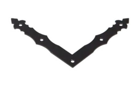 DO rohovn�k ozdobn� 150x150x25x2.5 �ern�