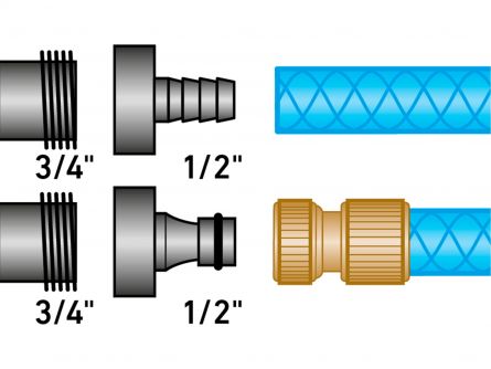 �erpadlo na vrta�ku pro 1/2" hadici