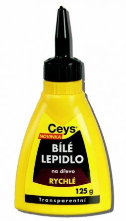 CEYS lepidlo b�l� rychl� na d�evo 125 g