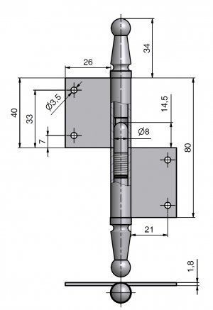 Z�v�s okenn� 80 UR01 P Ms