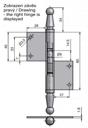 Z�v�s okenn� 80 UR01 L Ms