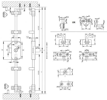 SISO z�mek t��cestn� X 922 Ni cyl.kl��