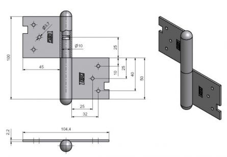 Z�v�s dve�n� 100 pro DZ BL. P 9250000C