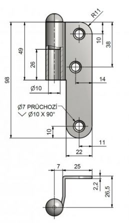 Z�v�s dve�n� JP 5 P Zn b�l�