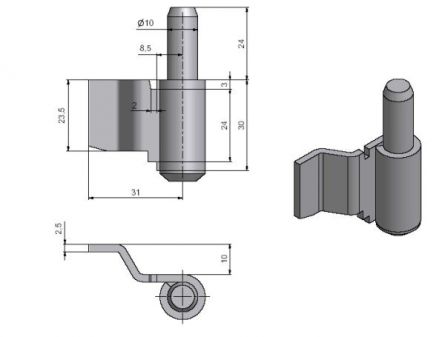 Z�v�s dve�n� 30 OZ Sur. L bez bradavek
