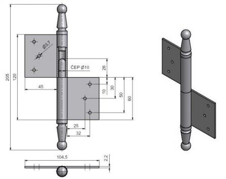 Z�v�s dve�n� 120 UR01 P  Surov�