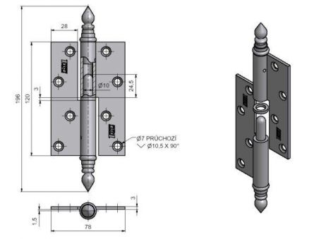 Z�v�s dve�n� 120 UR14 P rovn� Ms