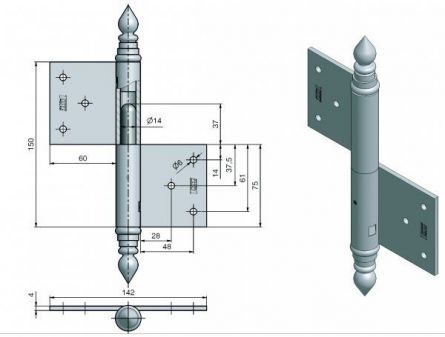 Z�v�s vratov� 150 UR14 P Surov�