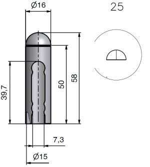 N�vlek TRIO 15-UR25 �elezn� Bez P�