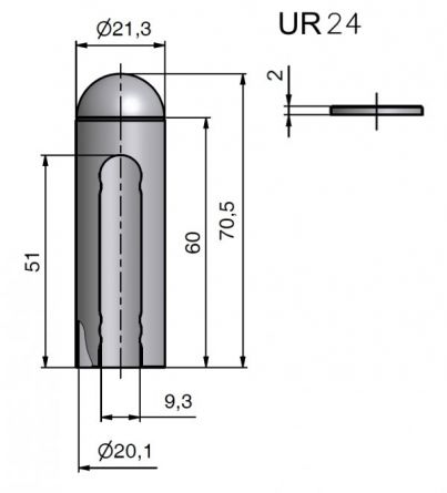 N�vlek TRIO 20-UR24 Ms lesk