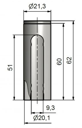 N�vlek TRIO 20-UR24 B�L� RAL 9010