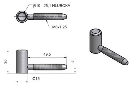 Z�v�s dve�n� 60/10 HD M8 Ni