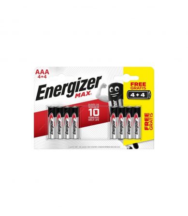 ME baterie ENERGIZER LR3 AAA 4+4 bonus pack
