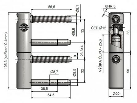 Z�v�s dve�n� EXPERT 20 DZ PH Zn �lut�