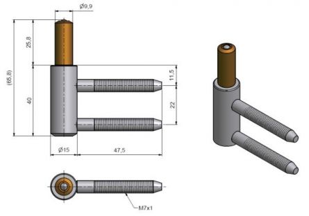 Z�v�s dve�n� 80/10 SD 22/M7 PH Zn �lut�