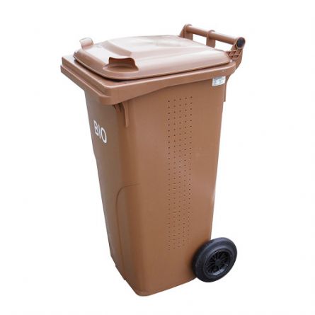 Popelnice plast 120l BIO s kole�ky+ro�t